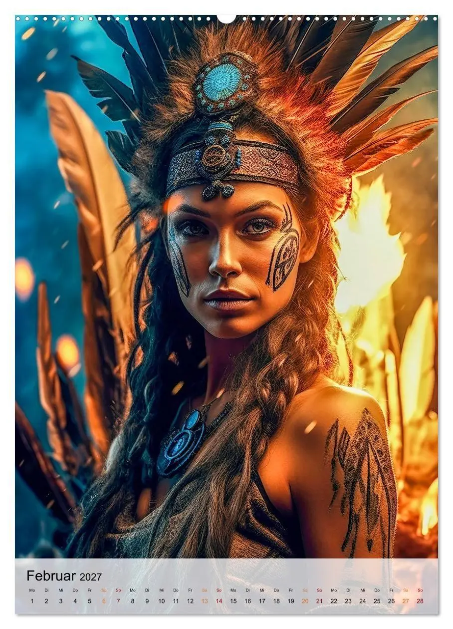 Bild: 9783569281370 | Fantasy Queens (Wandkalender 2027 DIN A2 hoch), CALVENDO...
