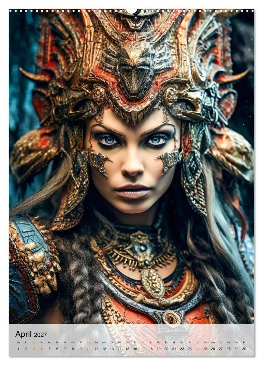 Bild: 9783569281370 | Fantasy Queens (Wandkalender 2027 DIN A2 hoch), CALVENDO...