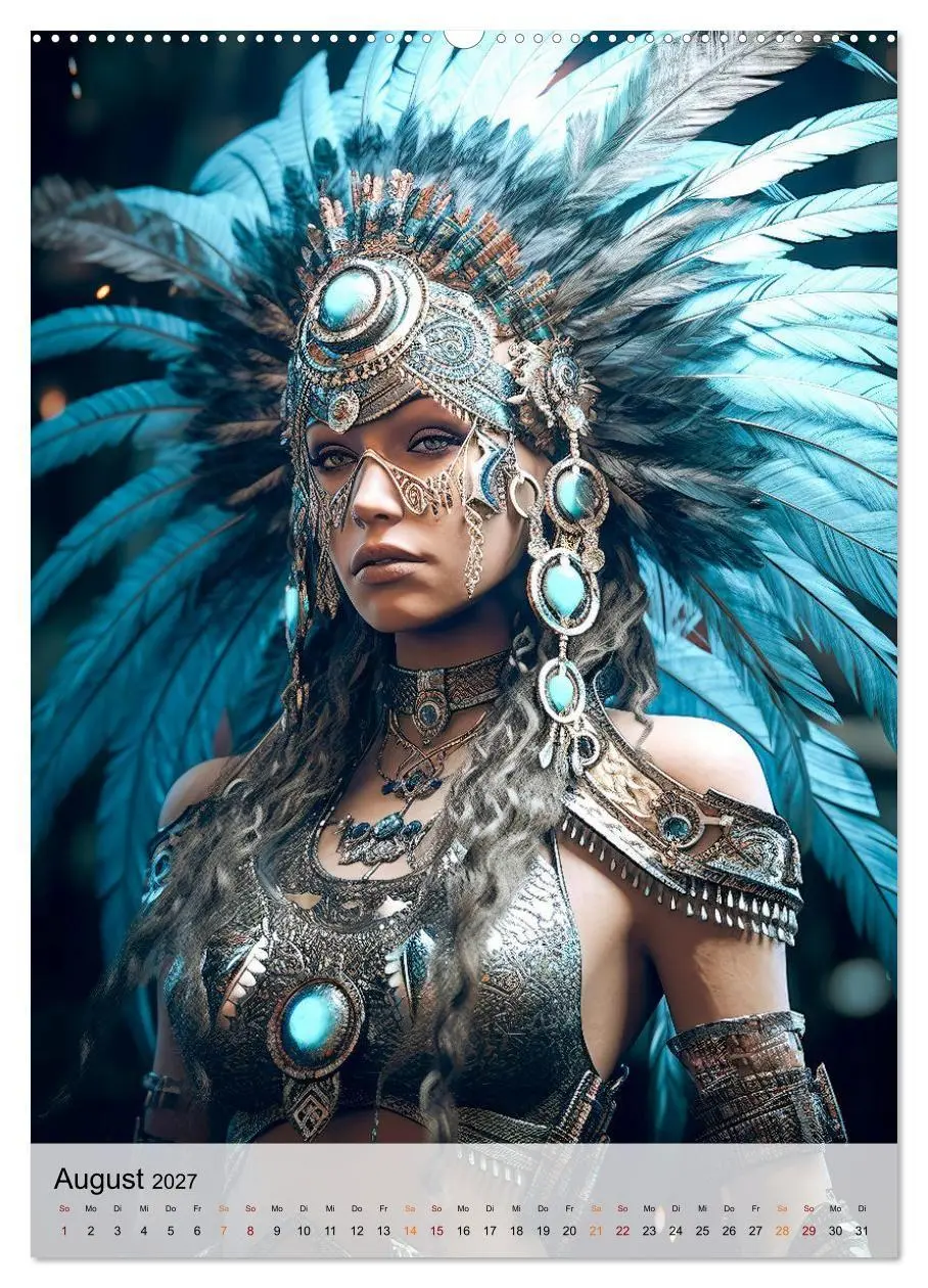 Bild: 9783569281370 | Fantasy Queens (Wandkalender 2027 DIN A2 hoch), CALVENDO...