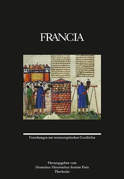 Cover: 9783799581370 | Francia 42/2015 | Buch | 476 S. | Englisch | 2015 | EAN 9783799581370
