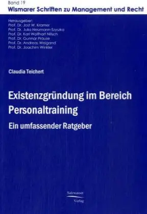 Cover: 9783867411370 | Existenzgründung im Bereich Personaltraining | Claudia Teichert | Buch