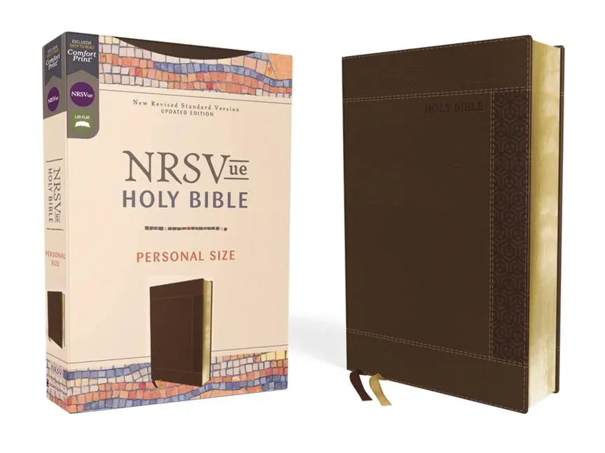 Cover: 9780310461470 | Nrsvue, Holy Bible, Personal Size, Leathersoft, Brown, Comfort Print