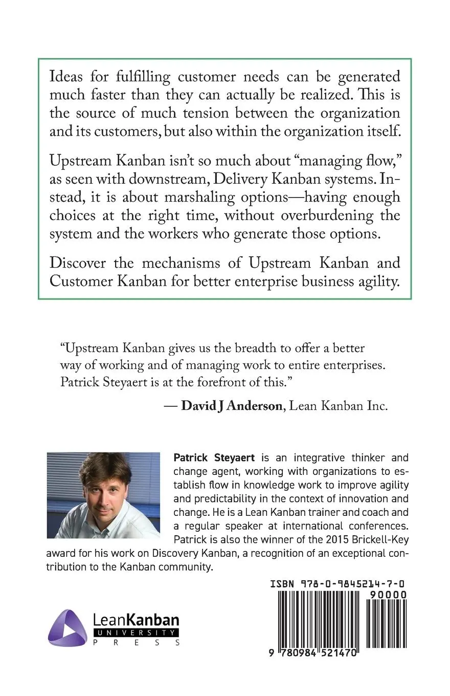 Rückseite: 9780984521470 | Essential Upstream Kanban | Patrick Steyaert | Taschenbuch | Englisch