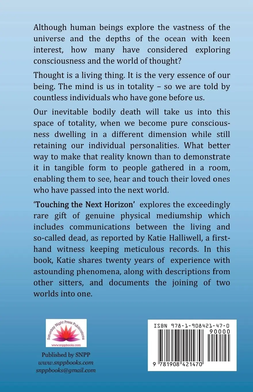 Rückseite: 9781908421470 | Touching the Next Horizon | Katie Halliwell | Taschenbuch | Englisch