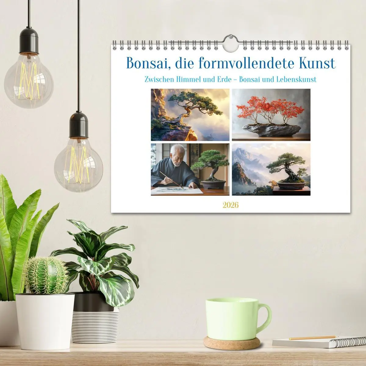 Bild: 9783457301470 | Bonsai, die formvollendete Kunst (Wandkalender 2026 DIN A4 quer),...