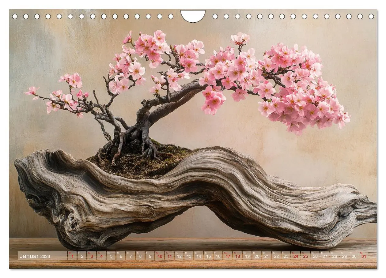 Bild: 9783457301470 | Bonsai, die formvollendete Kunst (Wandkalender 2026 DIN A4 quer),...