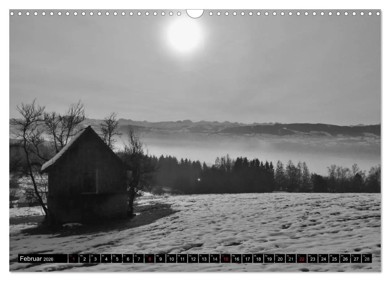 Bild: 9783516181470 | Stille Momente in Schwarz-Weiss (Wandkalender 2026 DIN A3 quer),...