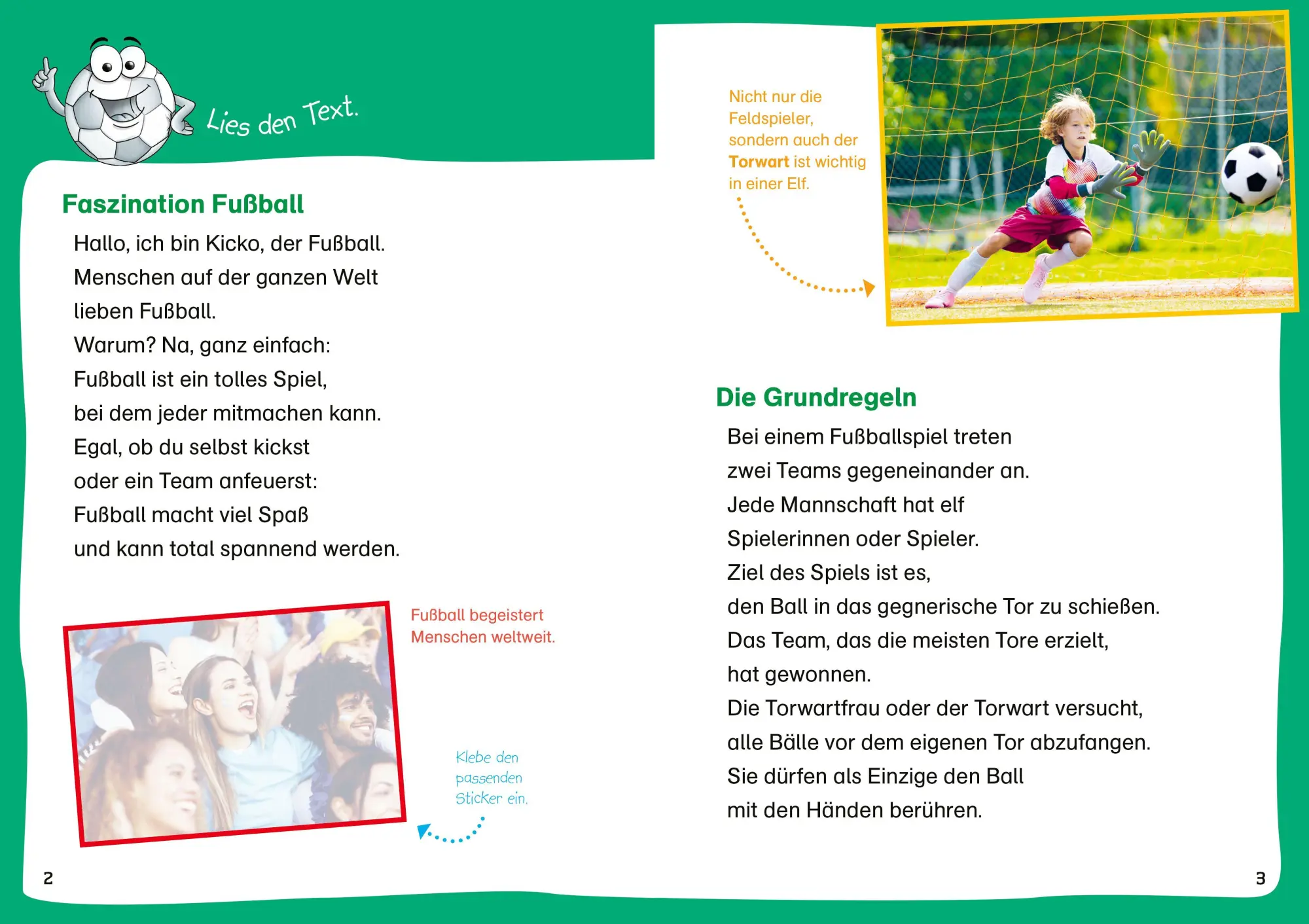 Bild: 9783788681470 | WAS IST WAS Erstes Lesen. Leserätsel Fußball | Waltraud Grill | 48 S.