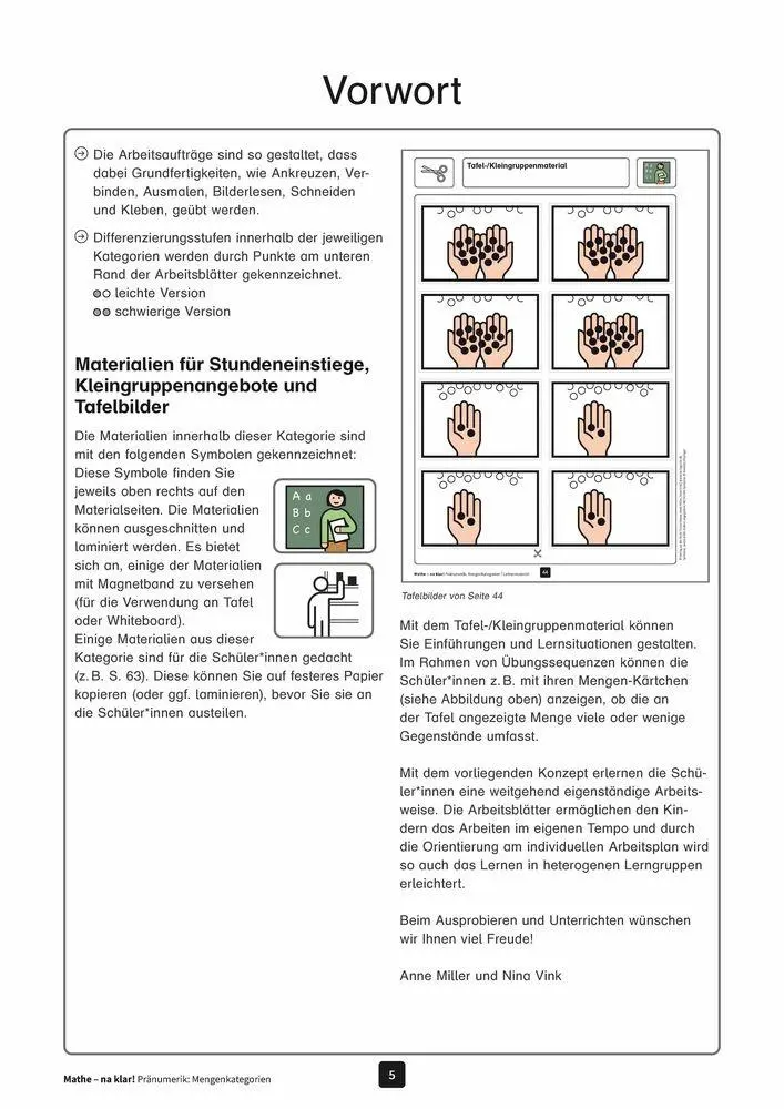 Bild: 9783834661470 | Mathe - na klar! Pränumerik: Mengenkategorien | Nina Vink (u. a.)