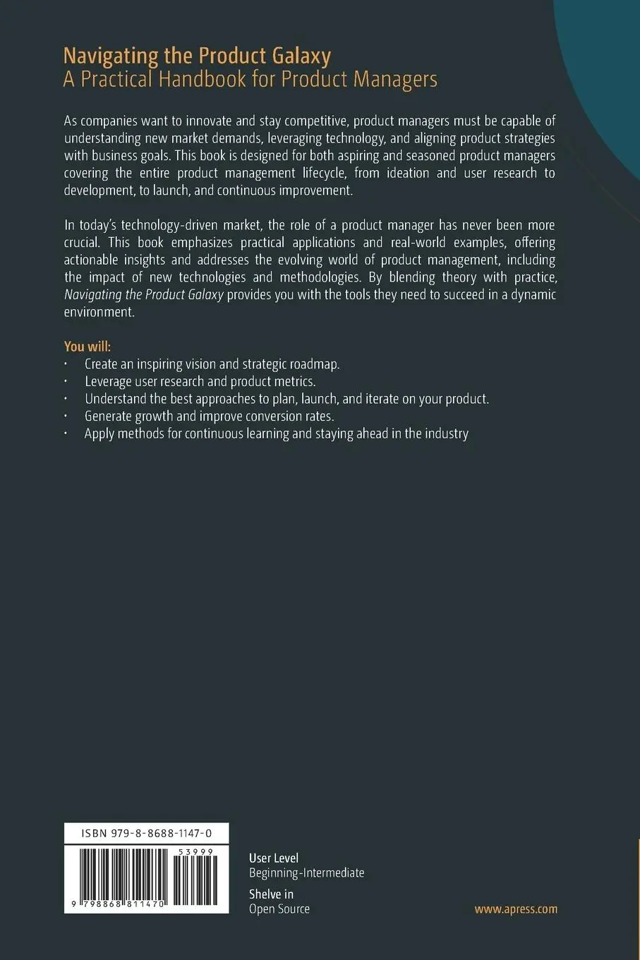 Rückseite: 9798868811470 | Navigating the Product Galaxy | Michele Galli | Taschenbuch | xxiv