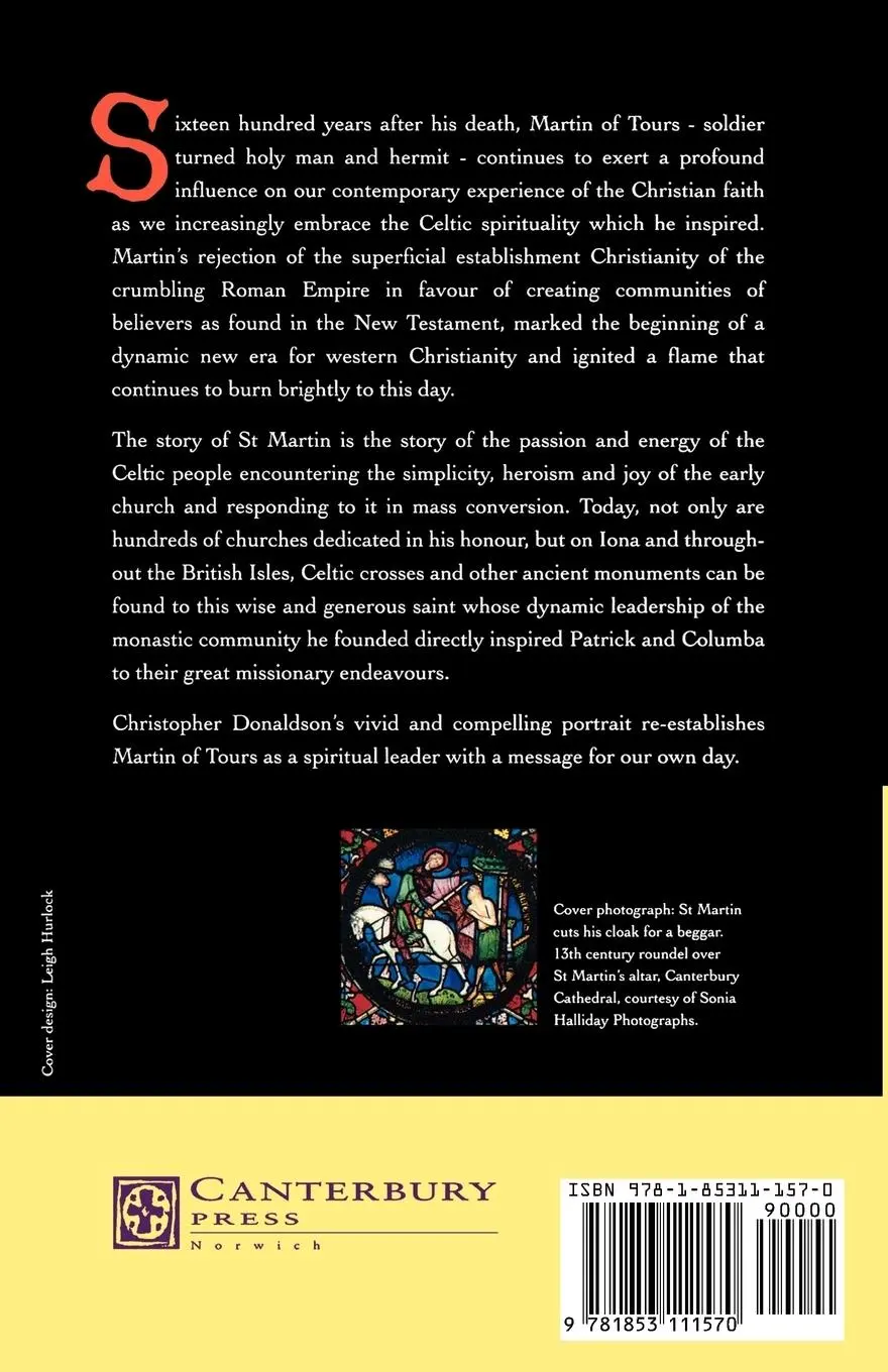 Rückseite: 9781853111570 | Martin of Tours | The Shaping of Celtic Spirituality | Donaldson
