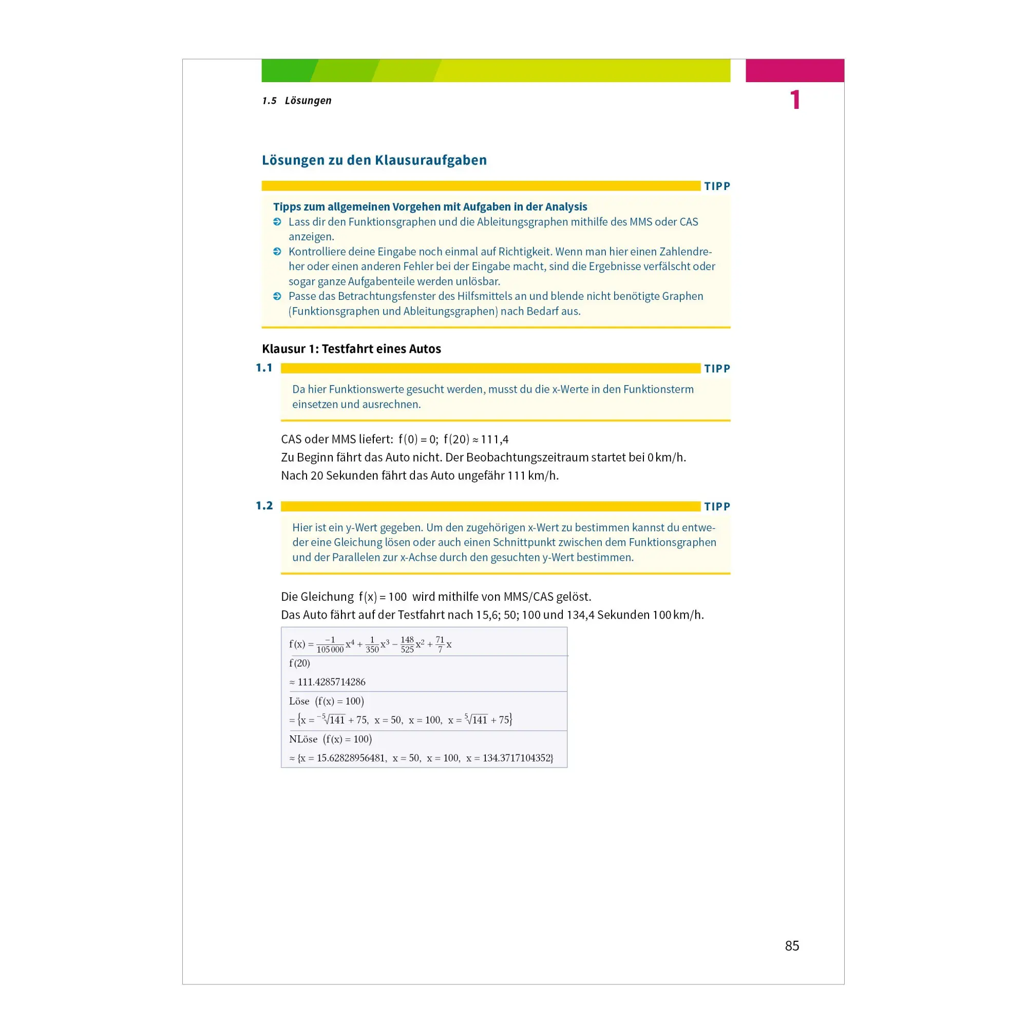 Bild: 9783070031570 | Fit fürs Abi. Klausur-Training Mathematik | Tobias Breuer (u. a.)