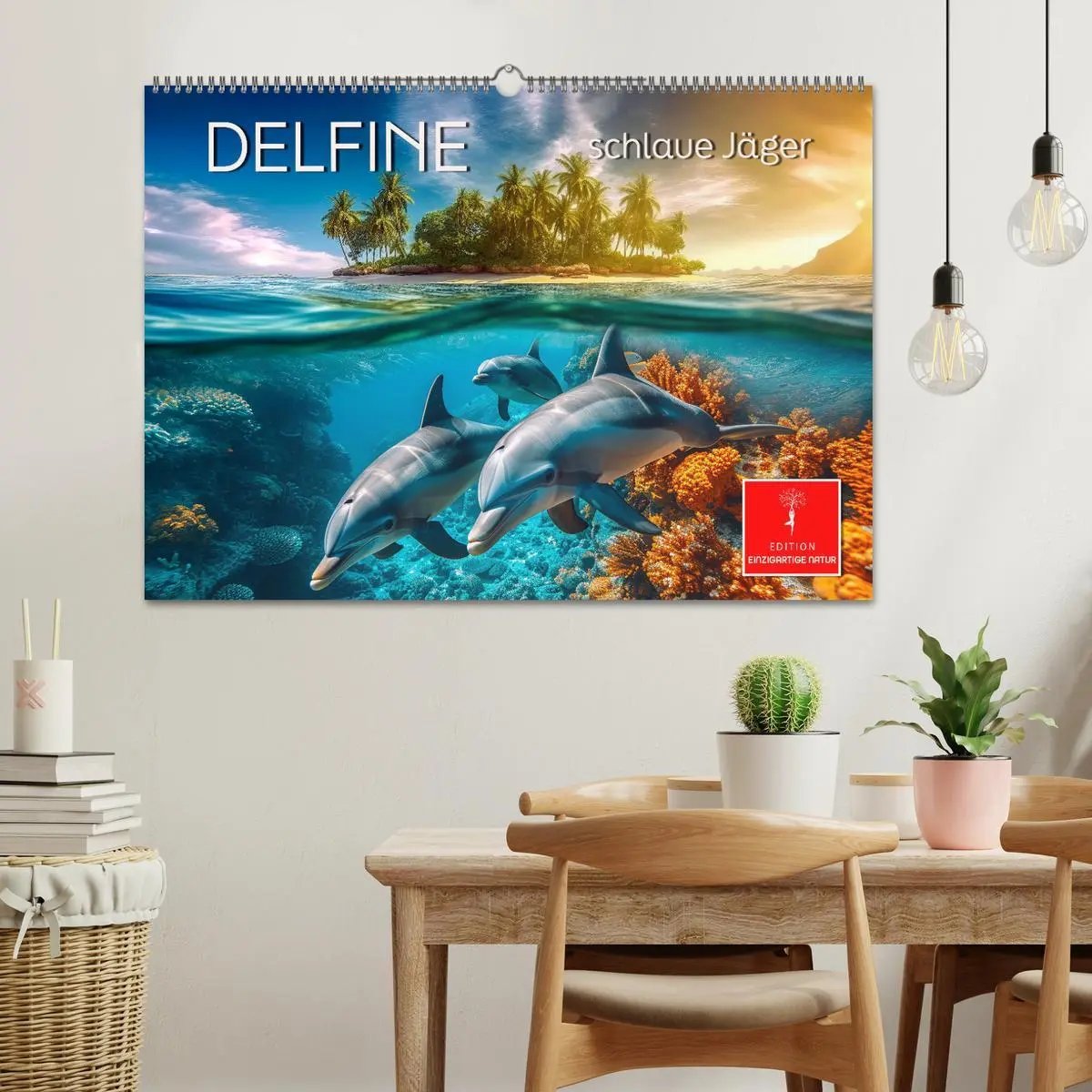 Bild: 9783457461570 | Delfine - schlaue Jäger (Wandkalender 2026 DIN A2 quer), CALVENDO...
