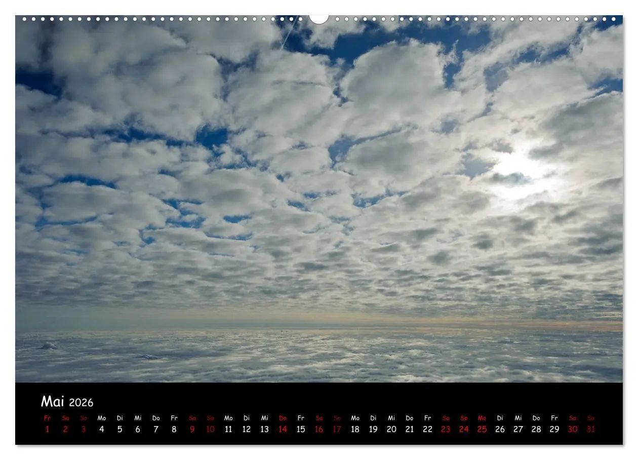 Bild: 9783457771570 | Wolkenwelten (hochwertiger Premium Wandkalender 2026 DIN A2 quer),...