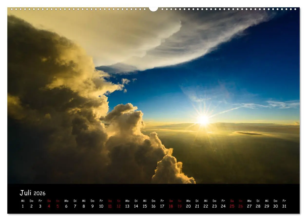 Bild: 9783457771570 | Wolkenwelten (hochwertiger Premium Wandkalender 2026 DIN A2 quer),...