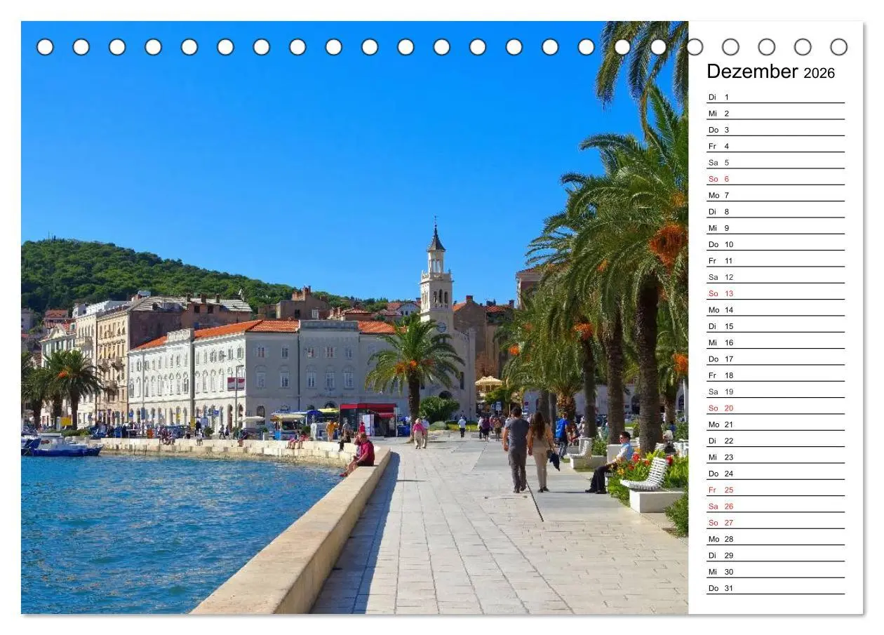 Bild: 9783516001570 | Split - Metropole Dalmatiens (Tischkalender 2026 DIN A5 quer),...