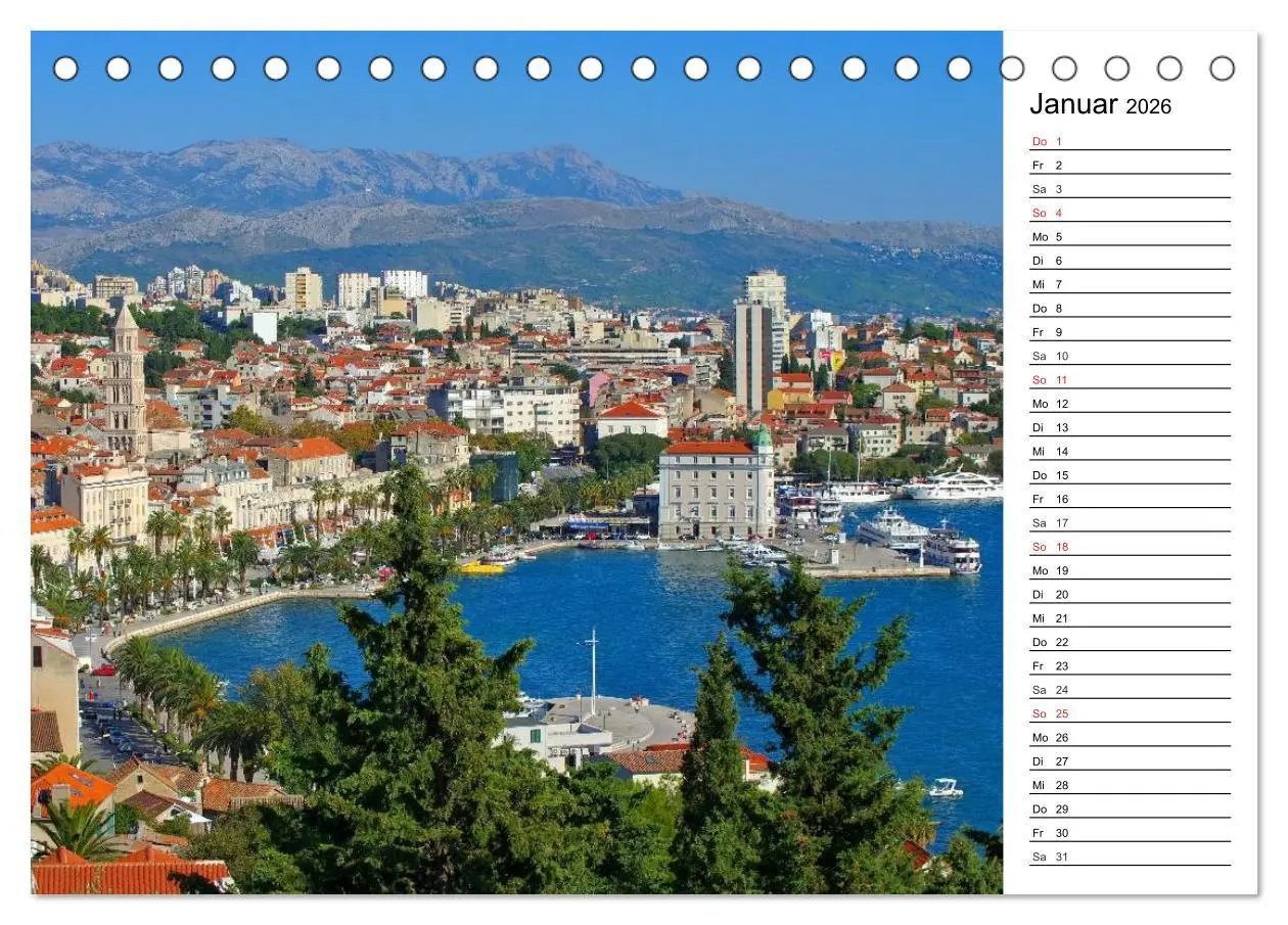 Bild: 9783516001570 | Split - Metropole Dalmatiens (Tischkalender 2026 DIN A5 quer),...