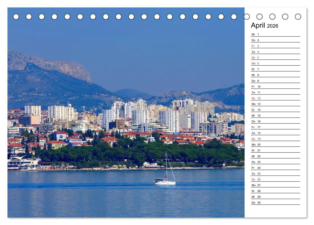 Bild: 9783516001570 | Split - Metropole Dalmatiens (Tischkalender 2026 DIN A5 quer),...