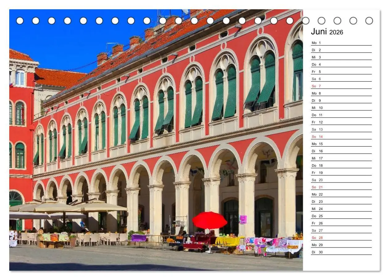 Bild: 9783516001570 | Split - Metropole Dalmatiens (Tischkalender 2026 DIN A5 quer),...