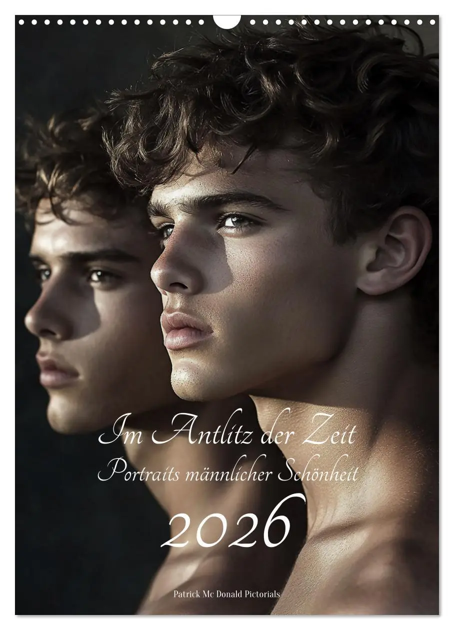 Cover: 9783516241570 | Im Antlitz der Zeit: Porträts männlicher Schönheit (Wandkalender...