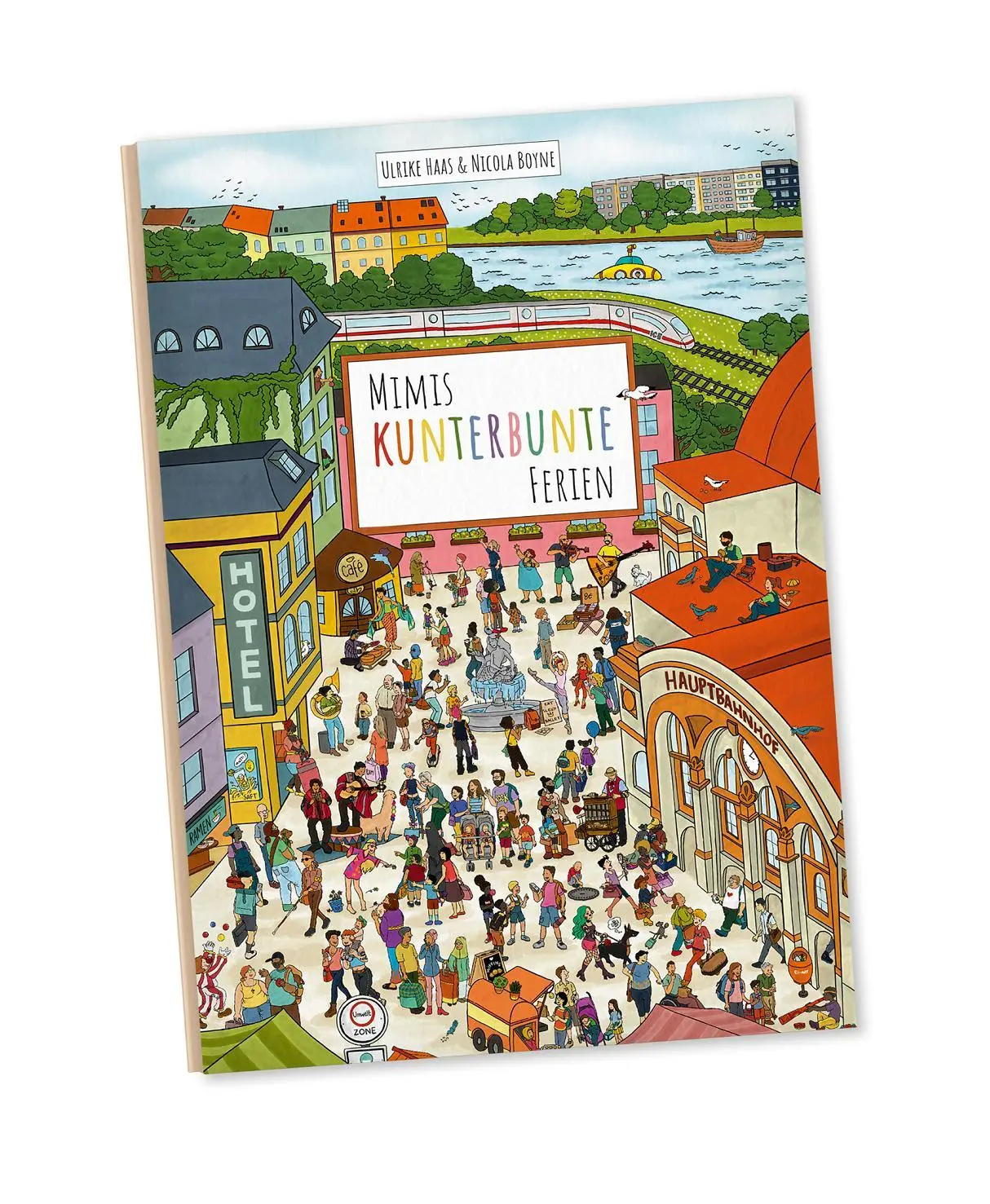 Cover: 9783982301570 | Mimis kunterbunte Ferien | Vielfalt im Wimmelbuch | ulila Verlag