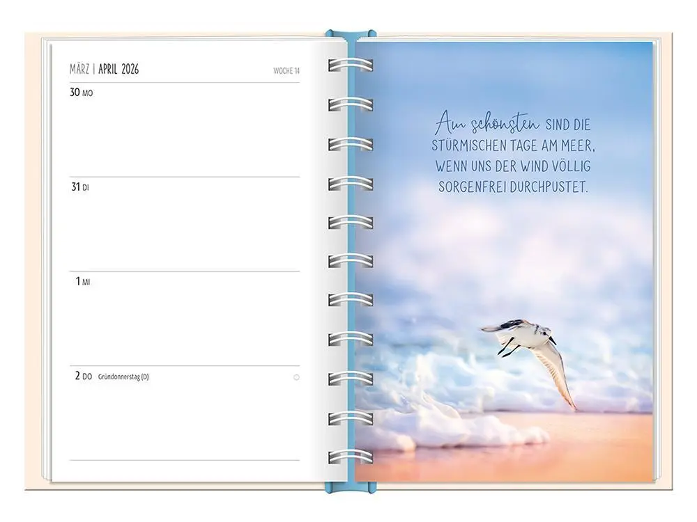 Bild: 9783986361570 | Terminplaner 2026 Eine Brise Meer | Terminplaner Hardcover | Original