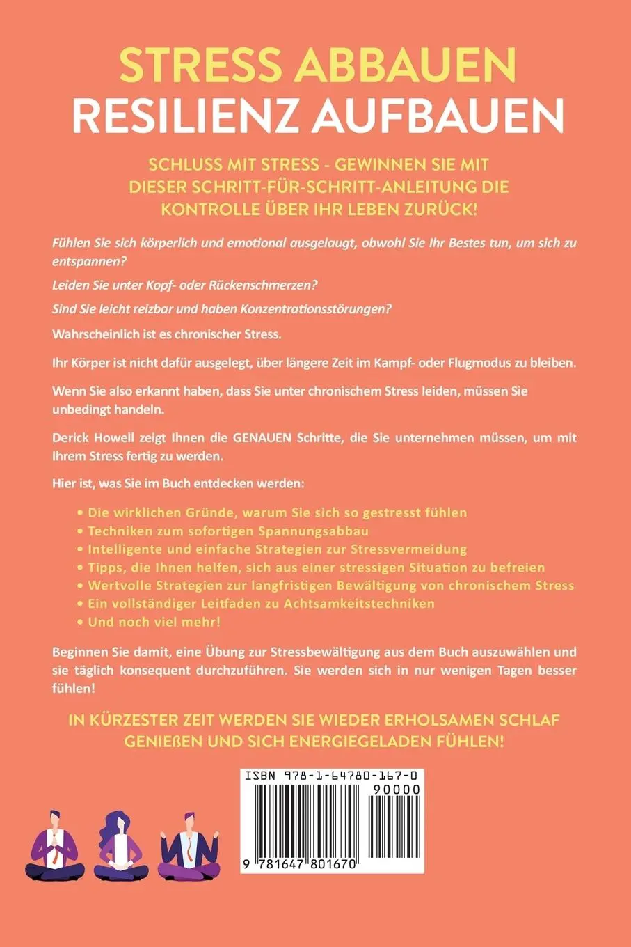 Rückseite: 9781647801670 | Stress abbauen - Resilienz aufbauen | Derick Howell | Taschenbuch