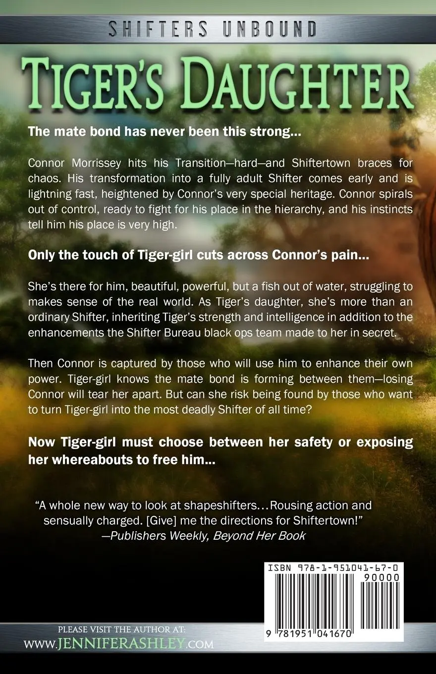 Rückseite: 9781951041670 | Tiger's Daughter | Jennifer Ashley | Taschenbuch | Englisch | 2022