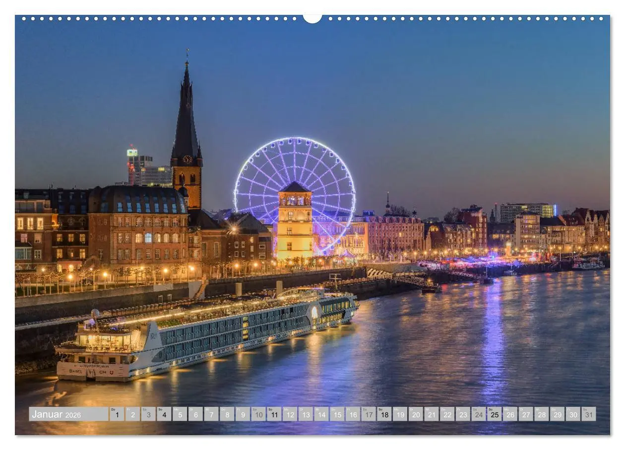 Bild: 9783457761670 | Wunderschönes Düsseldorf (Wandkalender 2026 DIN A2 quer), CALVENDO...