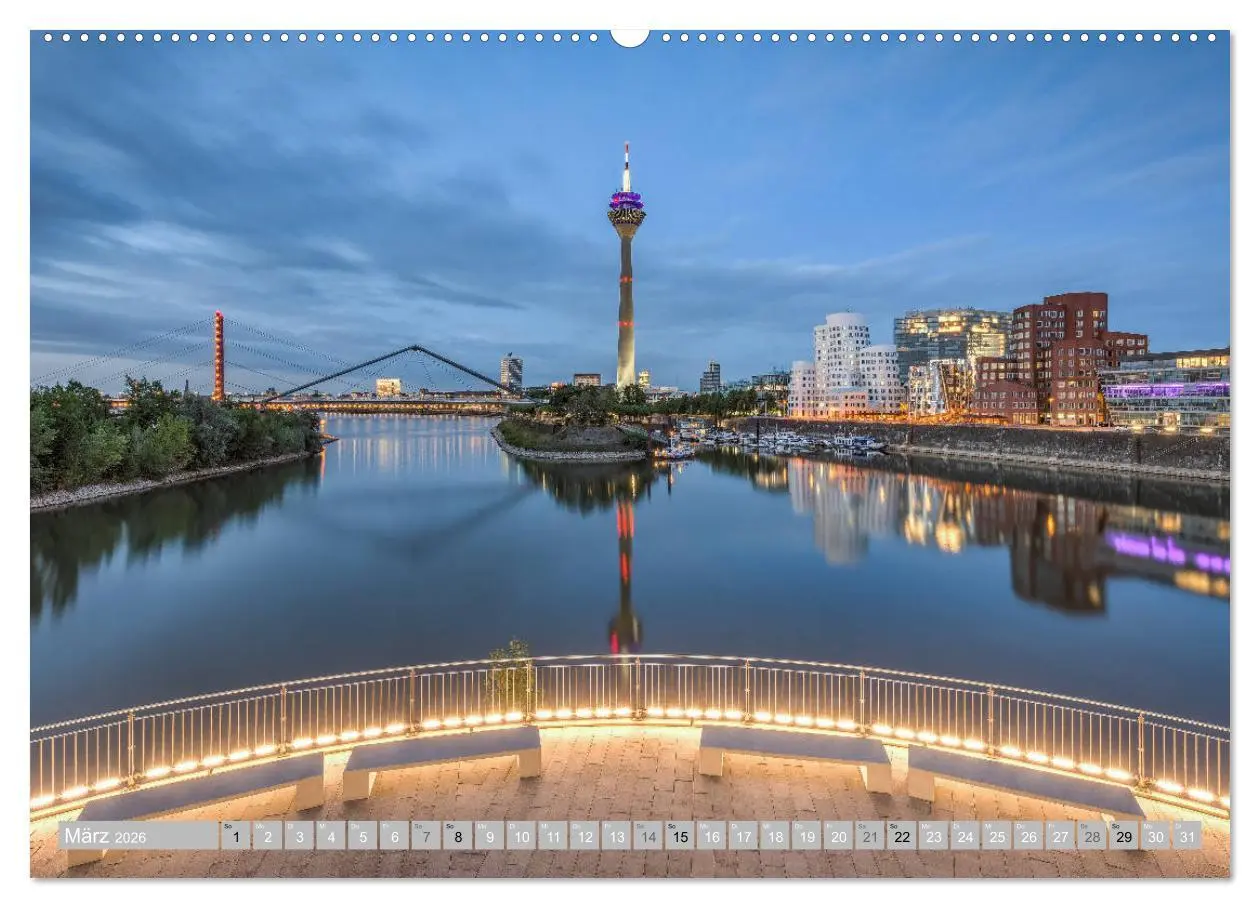 Bild: 9783457761670 | Wunderschönes Düsseldorf (Wandkalender 2026 DIN A2 quer), CALVENDO...
