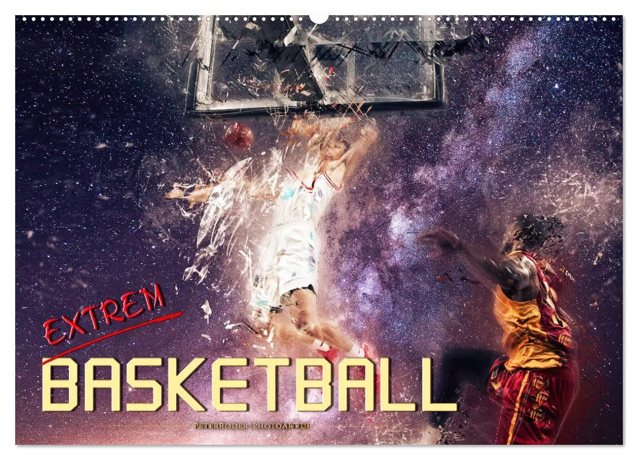 Cover: 9783457831670 | Basketball extrem (Wandkalender 2026 DIN A2 quer), CALVENDO...