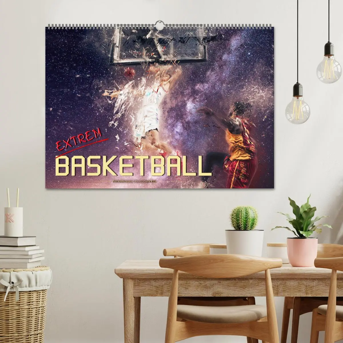 Bild: 9783457831670 | Basketball extrem (Wandkalender 2026 DIN A2 quer), CALVENDO...