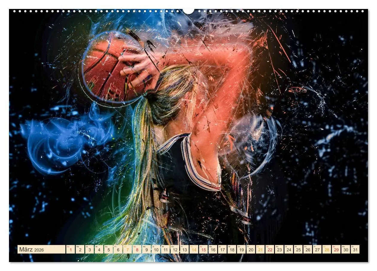 Bild: 9783457831670 | Basketball extrem (Wandkalender 2026 DIN A2 quer), CALVENDO...