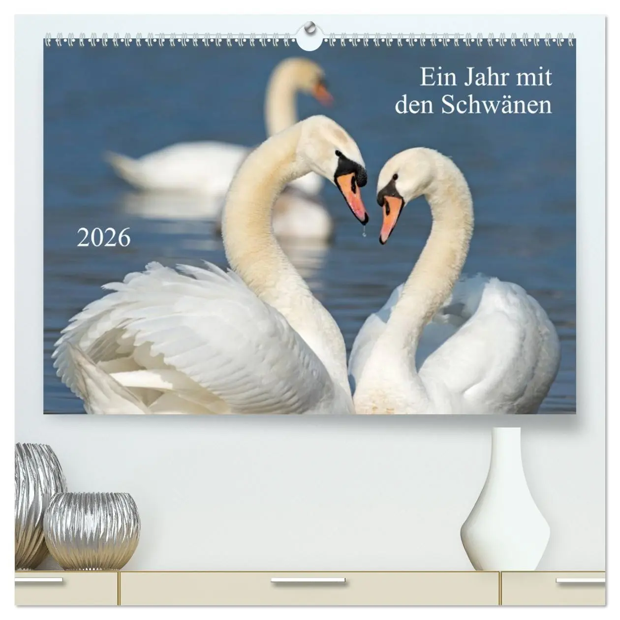 Cover: 9783516091670 | Ein Jahr mit den Schwänen (hochwertiger Premium Wandkalender 2026...