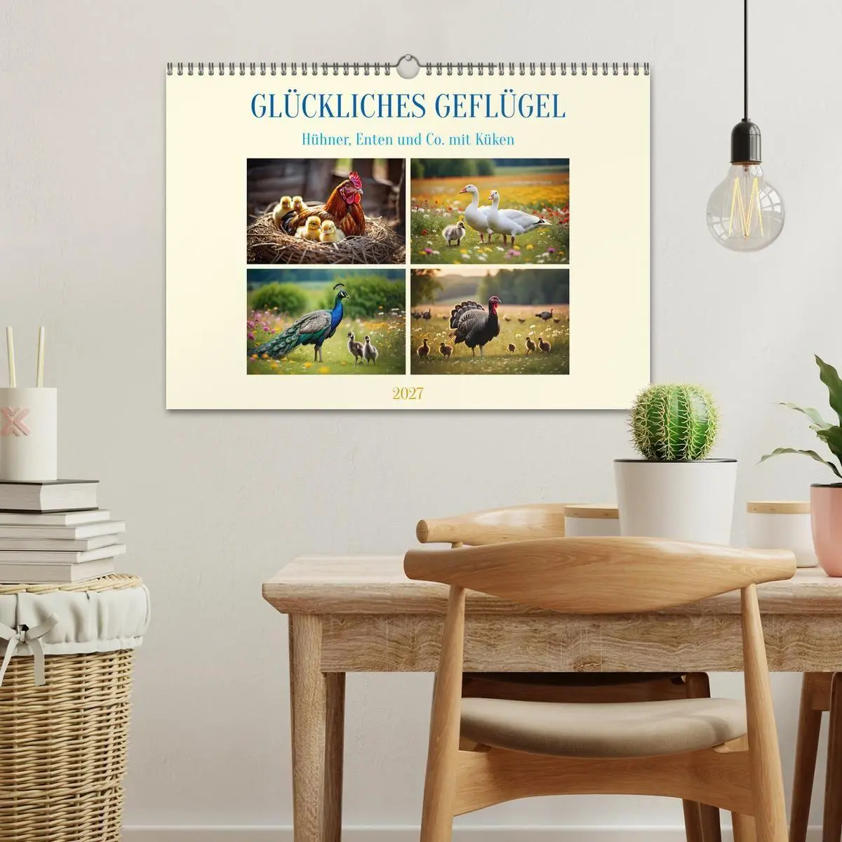 Bild: 9783569011670 | Glückliches Geflügel (Wandkalender 2027 DIN A3 quer), CALVENDO...