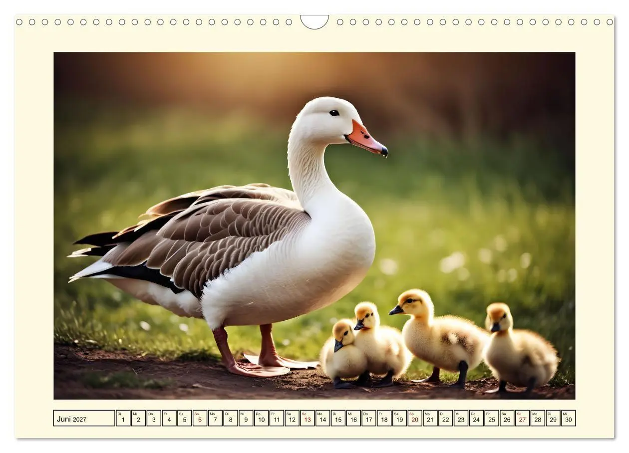 Bild: 9783569011670 | Glückliches Geflügel (Wandkalender 2027 DIN A3 quer), CALVENDO...