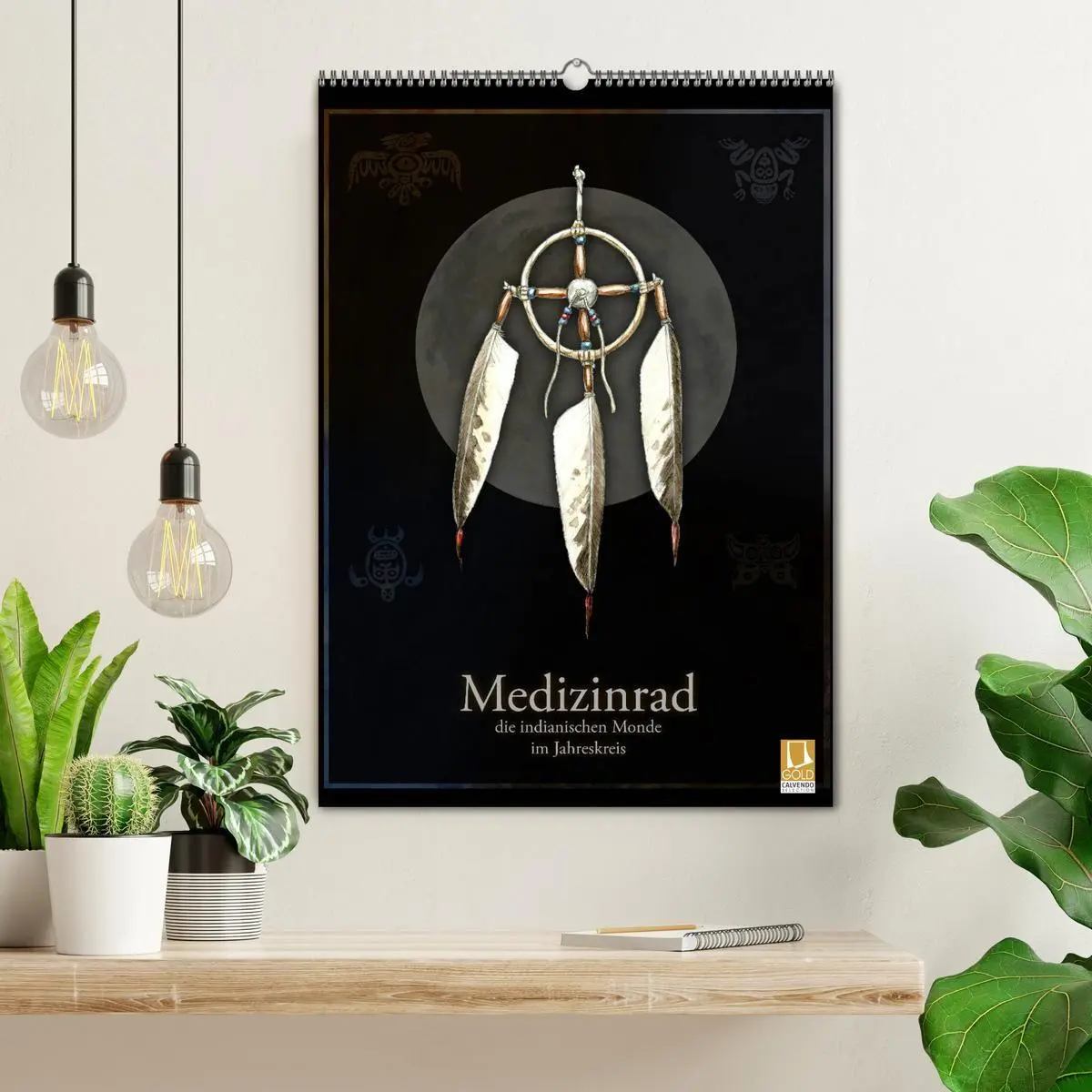 Bild: 9783569871670 | Medizinrad - die indianischen Monde im Jahreskreis (Wandkalender...