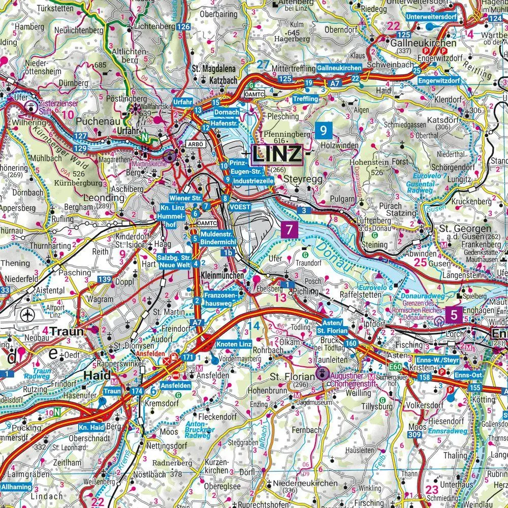 Bild: 9783707921670 | freytag &amp; berndt Straßenkarte Oberösterreich 1:150.000 | Berndt | 2023