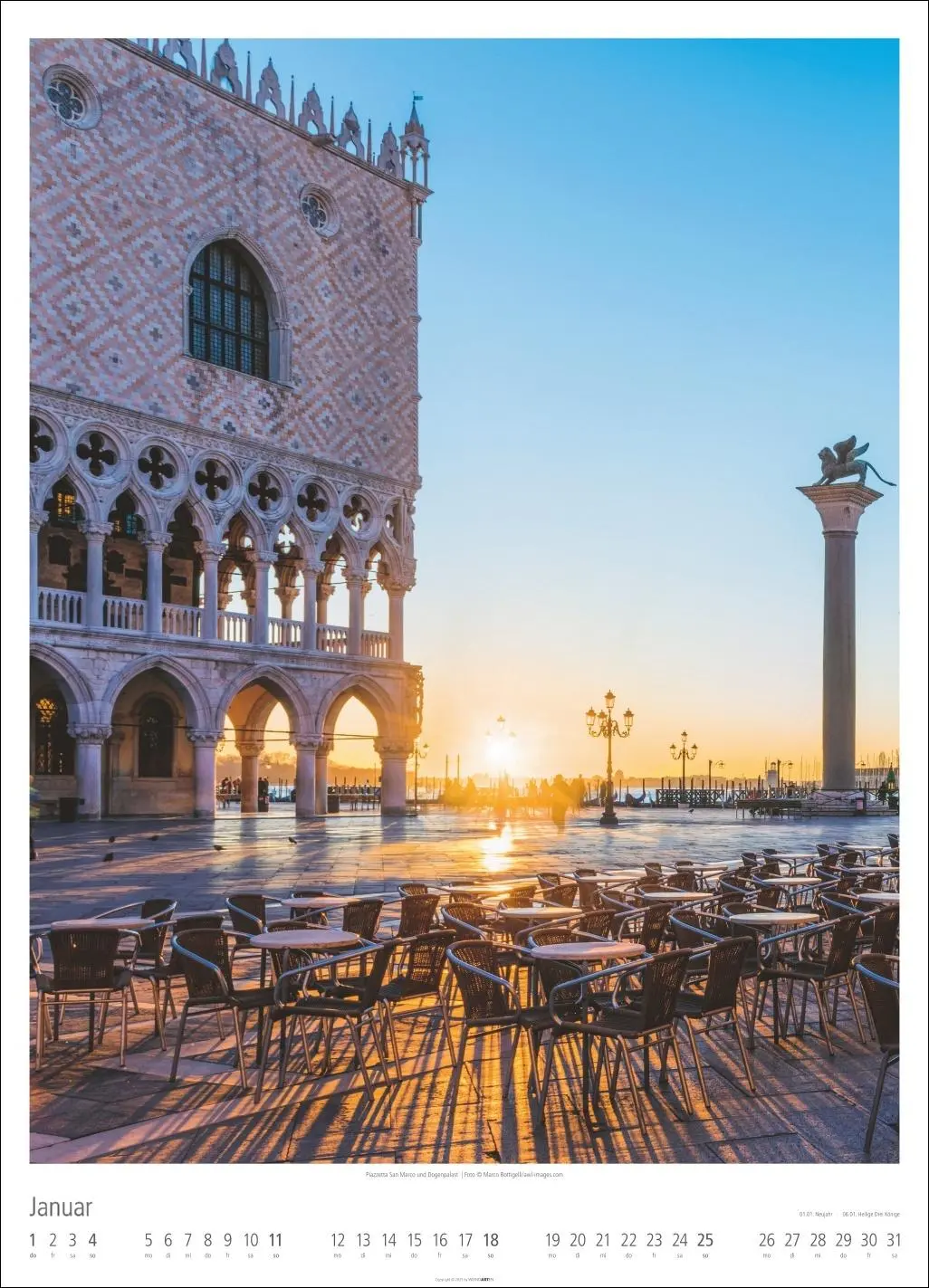 Bild: 9783839901670 | Venezia Kalender 2026 - La Serenissima | Kalender | Spiralbindung