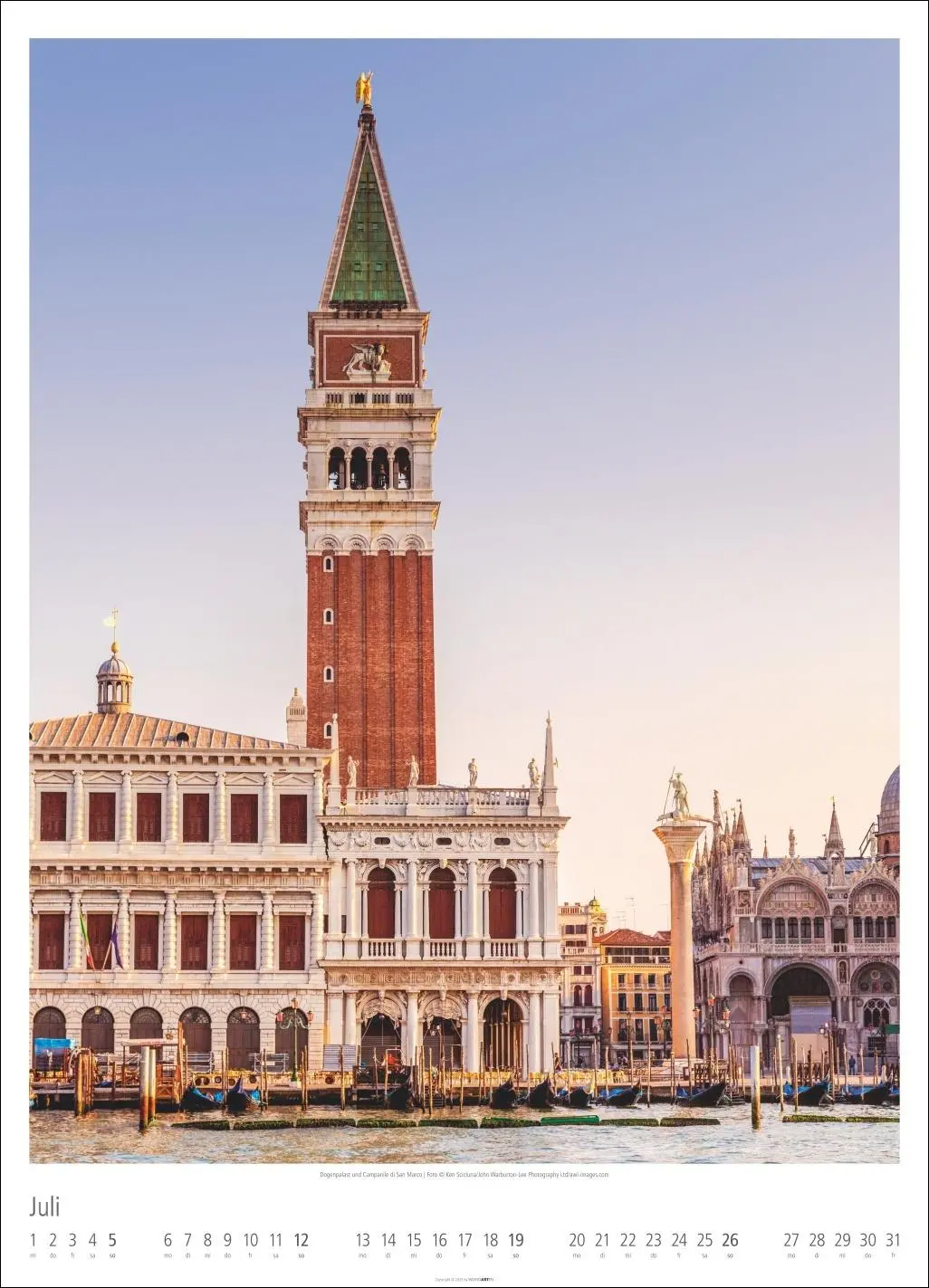 Bild: 9783839901670 | Venezia Kalender 2026 - La Serenissima | Kalender | Spiralbindung