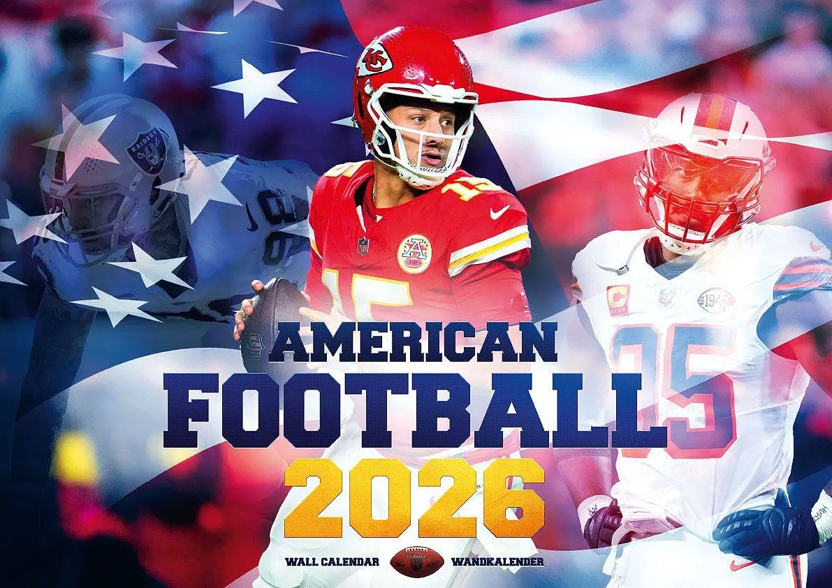 Cover: 9798893611670 | American Football Kalender 2026 | NFL Kalender | Mahomes (u. a.)