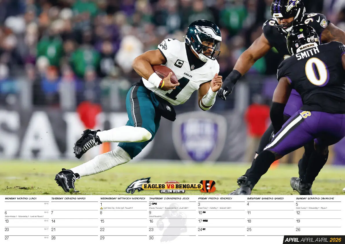 Bild: 9798893611670 | American Football Kalender 2026 | NFL Kalender | Kalender | 14 S.