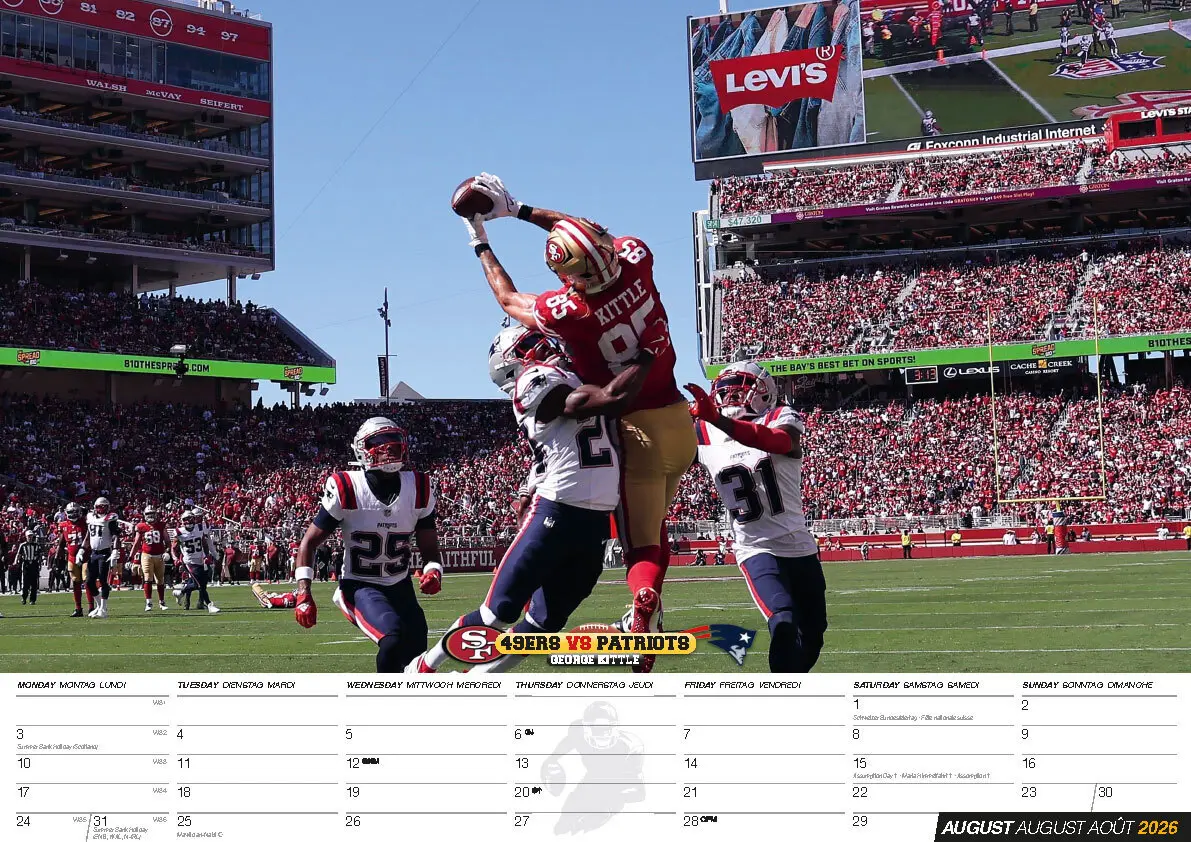 Bild: 9798893611670 | American Football Kalender 2026 | NFL Kalender | Kalender | 14 S.