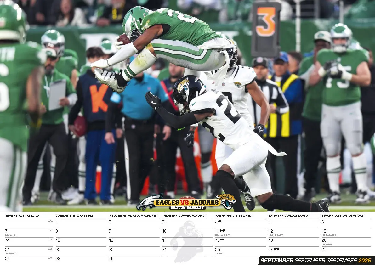 Bild: 9798893611670 | American Football Kalender 2026 | NFL Kalender | Kalender | 14 S.