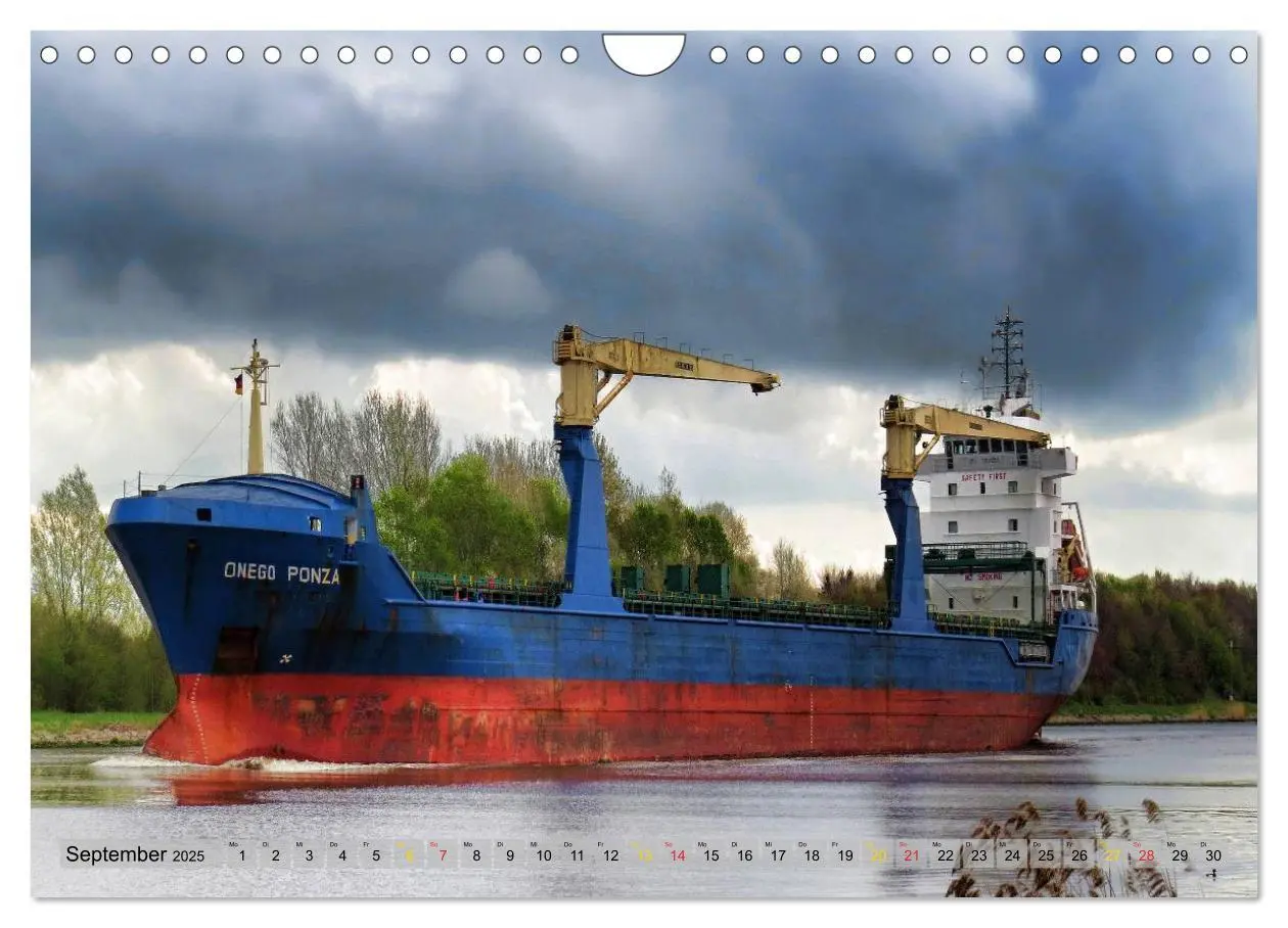 Bild: 9783435591770 | Transportschiffe Giganten der Meere (Wandkalender 2025 DIN A4...