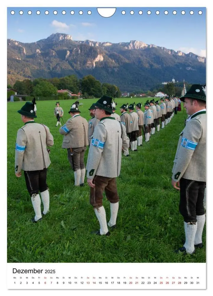 Bild: 9783435971770 | Bayerische Gebirgsschützen (Wandkalender 2025 DIN A4 hoch),...