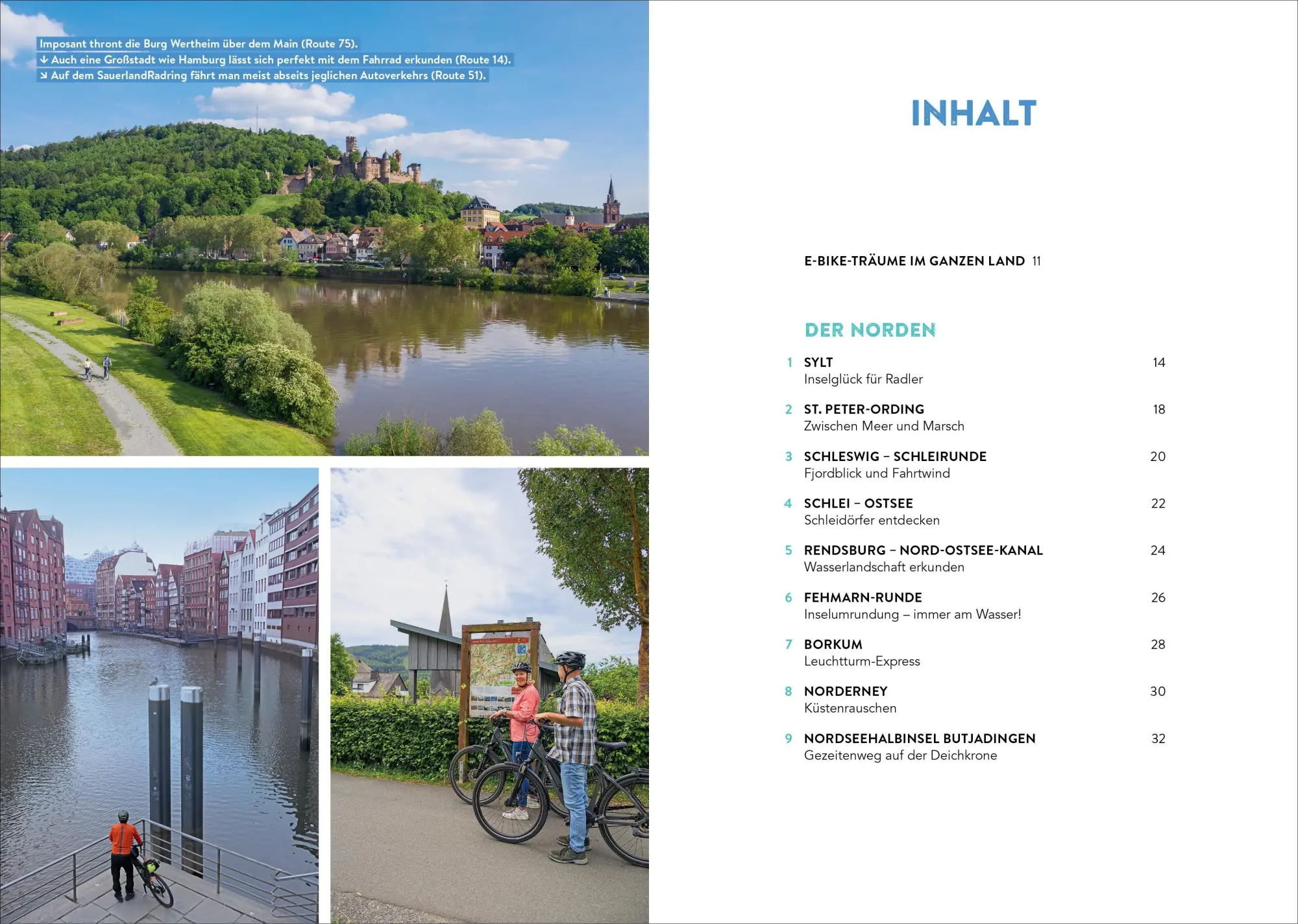 Bild: 9783734331770 | Die 100 schönsten E-Bike-Touren in Deutschland | Thorsten Brönner