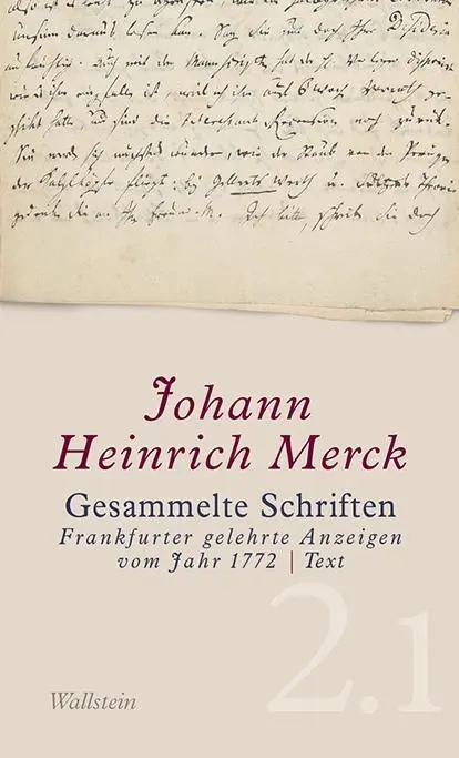 Cover: 9783835311770 | Gesammelte Schriften | Johann Heinrich Merck | Buch | 1661 S. | 2020