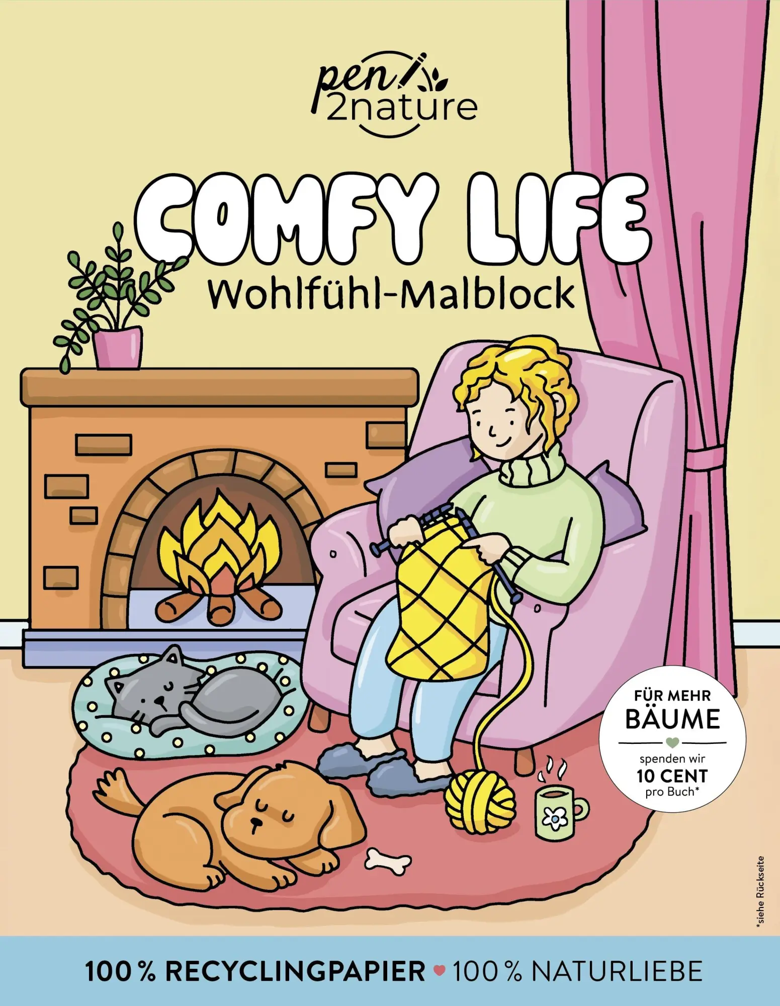 Cover: 9783987641770 | Comfy Life: Wohlfühl-Malbuch - Cozy Coloring Ausmalen und entspannen