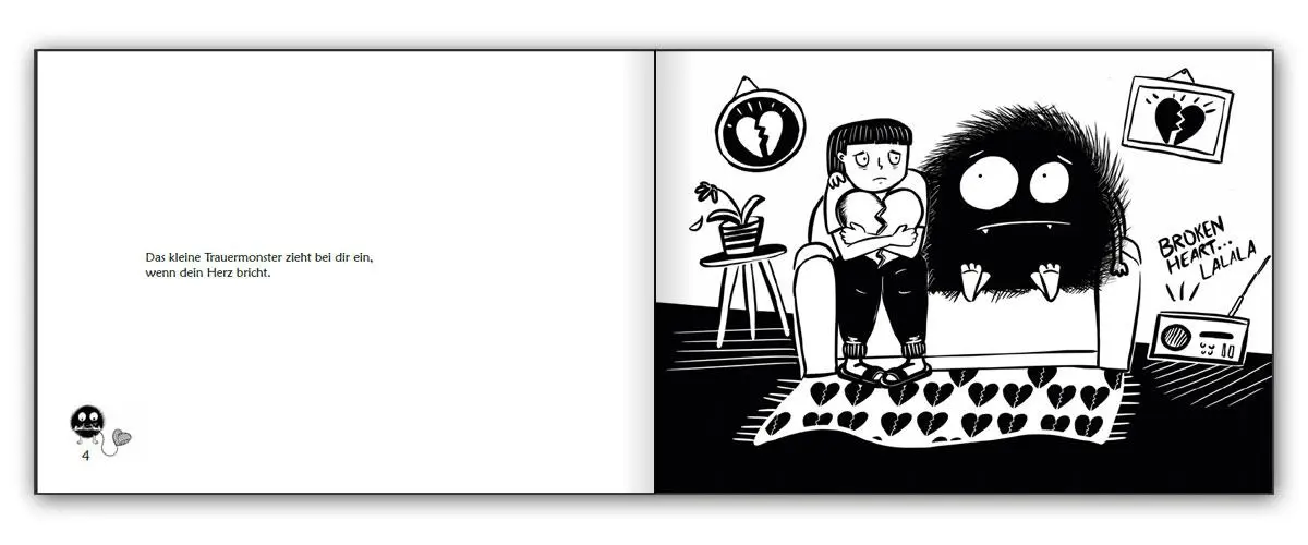 Bild: 9783990821770 | Das kleine Trauermonster - Trauerbewältigung zum Mitmachen | Buch
